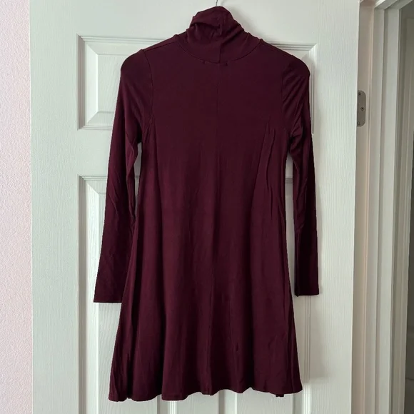 Lulus "Sway, Girl, Sway!" Swing Dress - Wine Red Size XS - Picture 6 of 10